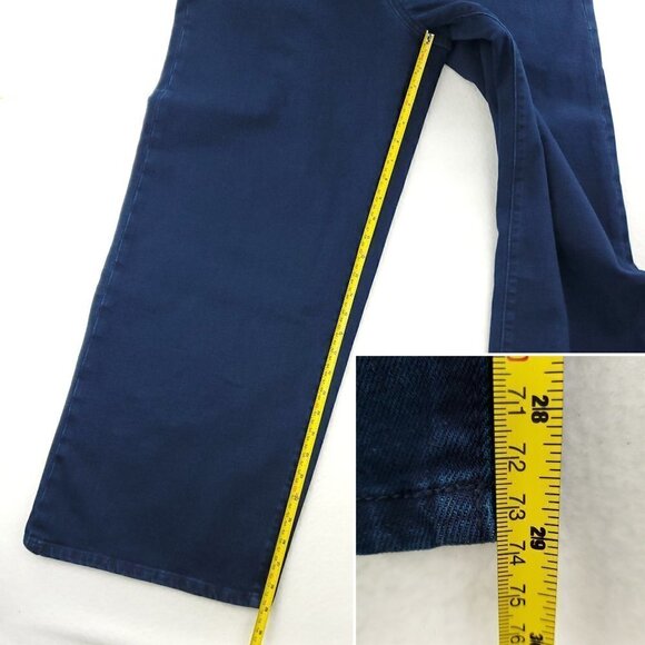 Banana Republic Wide Leg Crop Jeans Stretch Women's "33/16 Tall" Real 38x29 NWT - Picture 5 of 11
